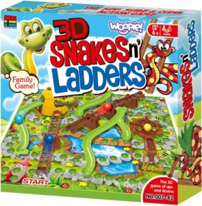 Fajne Gry Planszowe dla Dzieci 3d snakes 