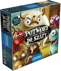 Fajne Gry Planszowe dla Dzieci potwory do szafy